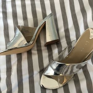 Leith Metallic Mule Heel